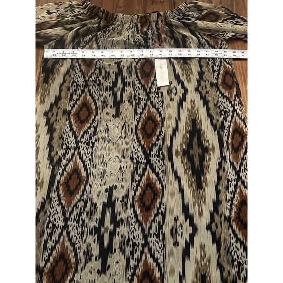 Rancho Estancia NWT Dress Off The Shoulder Lined Western Boho Size Medium - Picture 10 of 12